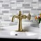 Kingston Brass KSD3547RKX Single-Handle Bathroom Faucet with Push Pop-Up, Brushed Brass KSD3547RKX - alternate 3